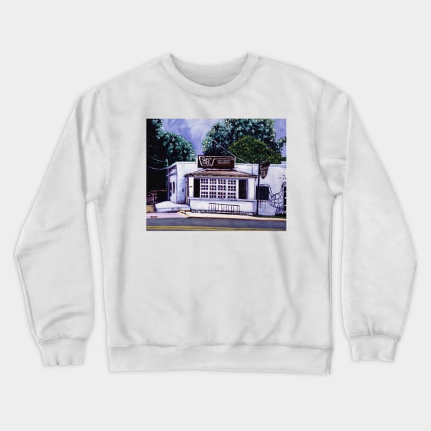 Lupie's Cafe Crewneck Sweatshirt by jerrykirk